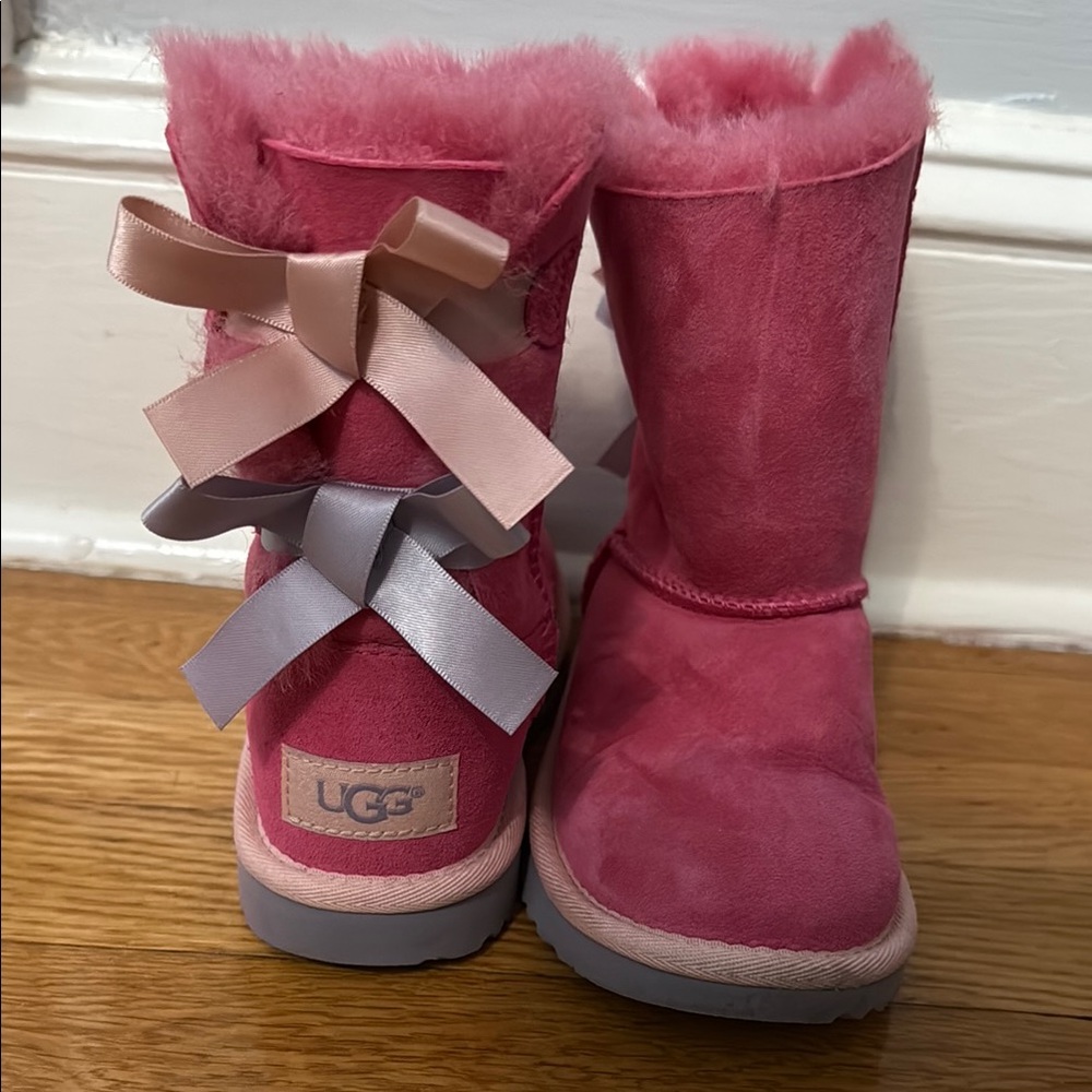 Pink Bow Ugg Boots
